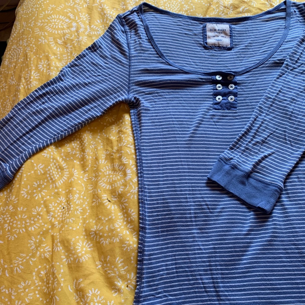 Mid sleeve cotton crew